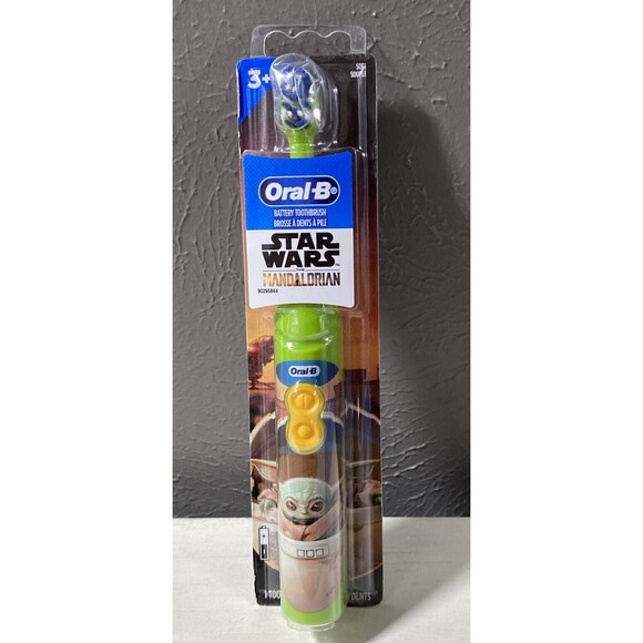 Oral-B Kids Electric Toothbrush The Mandalorian Baby Yoda Star Wars Grogu - Picture 1 of 4